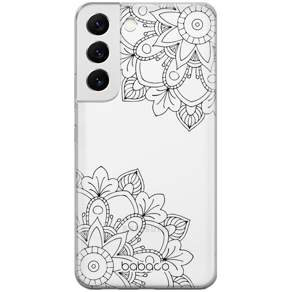 Babaco ERT GROUP mobile phone case for Samsung S22 original and officially Licensed pattern Mandalas 007 optimally adapted to the shape of the mobile phone, case made of TPU