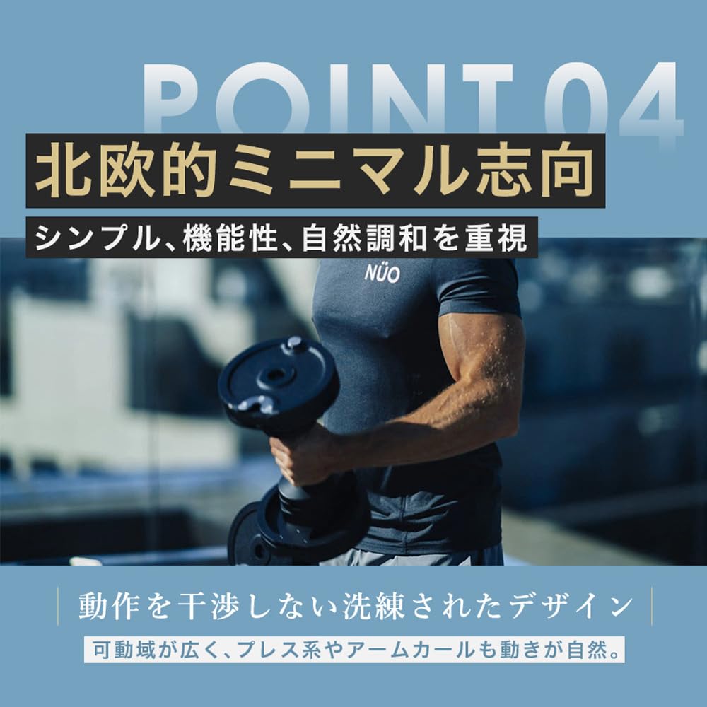 Amazon.co.jp: FLEXBELL Adjustable Dumbbell 32kg Silver 2kg