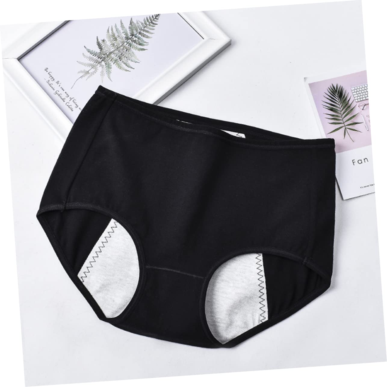 SHERCHPRY 6 piezas de pantalones fisiológicos para mujer, bragas menstruales, bragas a prueba de fugas, pantalones de menstruación