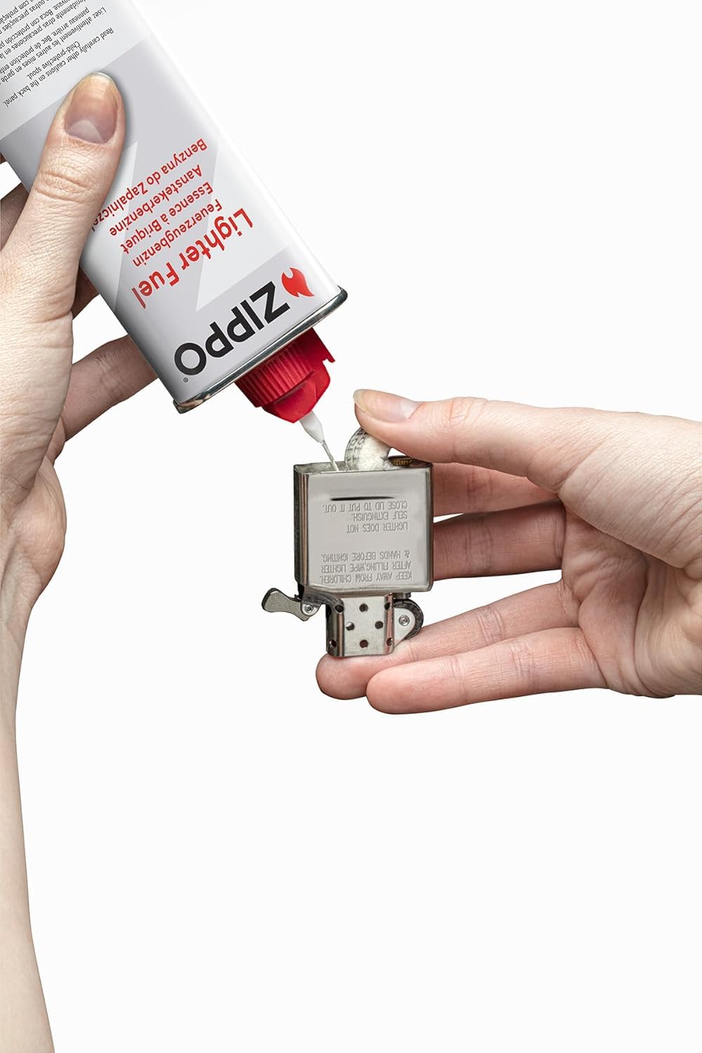 Zippo Lot de 2 recharges d'essence pour briquet avec mèche et 6 pierres 125 ml