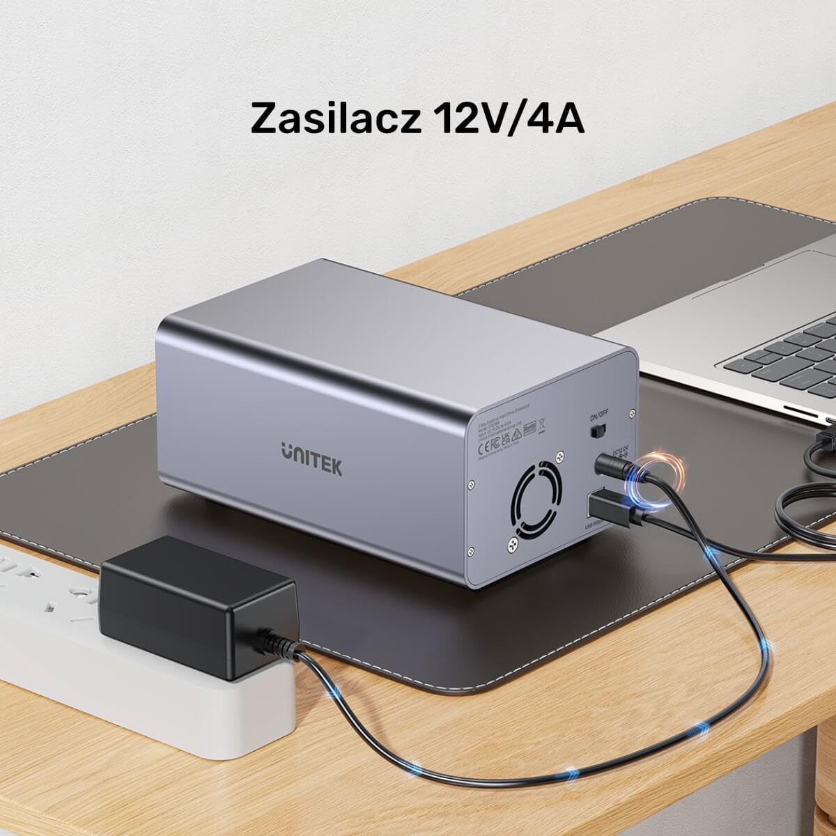 Obudowa dysku Unitek S1308A01-EU SATA 2,5/3,5" Dwie kieszenie do 40 TB