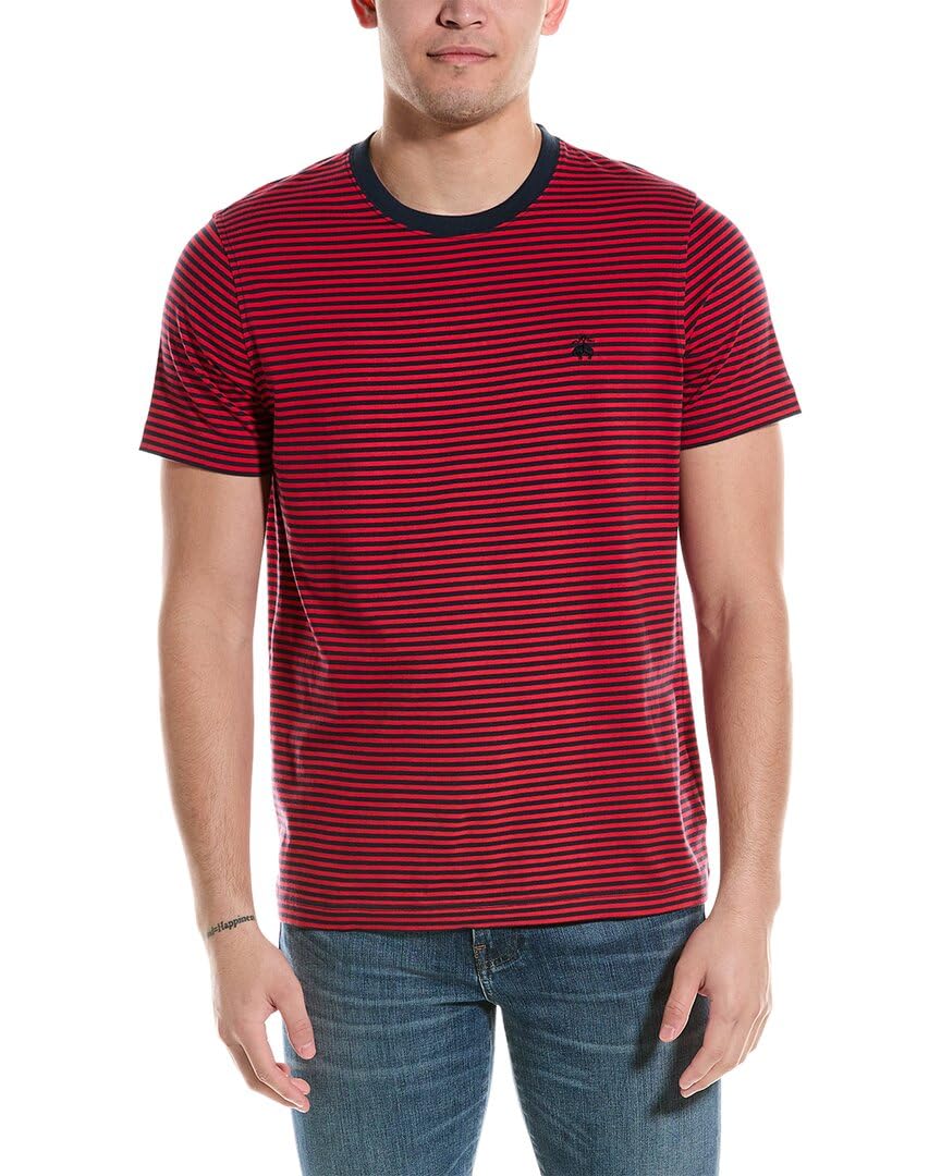 Brooks BrothersMen's Striped Crewneck T-Shirt
