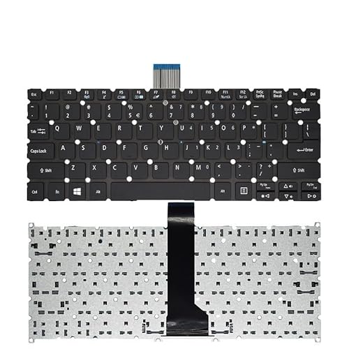 Acer Aspire V5-122/122P/132/132P TravelMate TMP236 TMP238 P236M MS2392 MS2377 V3-371�p US/�p��m�[�g�p�\�R���L�[�{�[�h(US New Black)