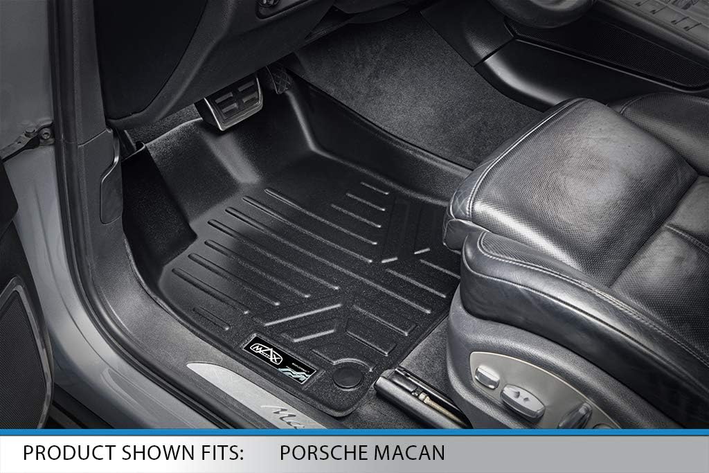 SMARTLINER Custom Fit Floor Mats 2 Row Liner Set for 2009-2017 Audi Q5