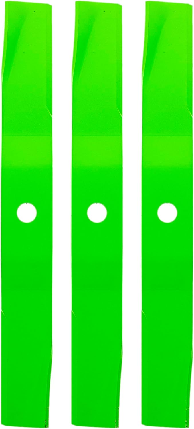 8TEN LawnRAZOR Blade for Kubota BX2380 BX2360 BX24 BX22 BX2660 BX2200D G2160 K5371-99040 60-Inch Deck High Lift 3 Pack