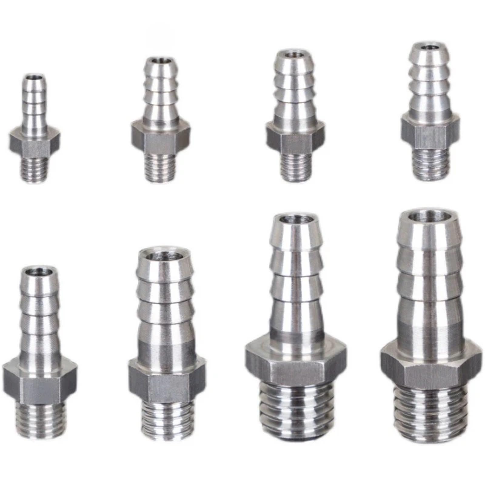 2 Stück Schlauchtülle Edelstahl, 10 mm Barb G1/2 Zoll Innengewinde Schlauchanschluss, 10mm x 1/2 IG Schlauchverschraubung mit Widerhaken, 304 Edelstahl Schlauchtülle für Wasser, Gas, Luft, Öl 2 Stück Schlauchtülle Edelstahl, 10 mm Barb G1/2 Zoll Innengewinde Schlauchanschluss, 10mm x 1/2 IG Schlauchverschraubung mit Widerhaken, 304 Edelstahl Schlauchtülle für Wasser, Gas, Luft, Öl