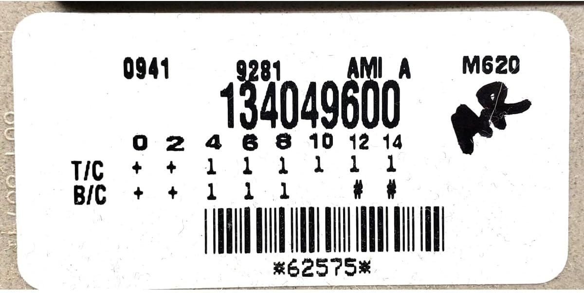 Replacement for Frigidaire Washer Timer 134049600 1-Year Guarantee Free Same Day Ship # Used compatible with Frigidaire 134049600.
