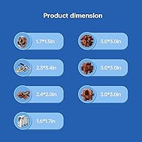 Vista 3 de 7 Piezas Rompecabezas Interlock de Desafío Lógico IQ, Rompecabezas Retro de Madera y Metal, Juego de Caja de Rompecabezas Divertido