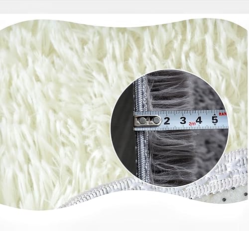 Miniatura 10 de Juego de 3 alfombras de baño suaves y tapetes de baño antideslizantes, juego de tapetes de baño, juego de 3 piezas, con tapete de inodoro en forma