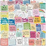50PCS Self-Motivation Label Stickers Funny Inspirational for Kids Teens Adults,Motivational Reminder Decals for Water Bottles Laptop Luggage Phone(Self-Motivation)