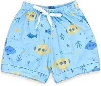 Shorts Bebê em Malha Macelin 100 por cento Algodão, Estampas Fofas e Conforto para o Dia a Dia de 0 a 12 Meses