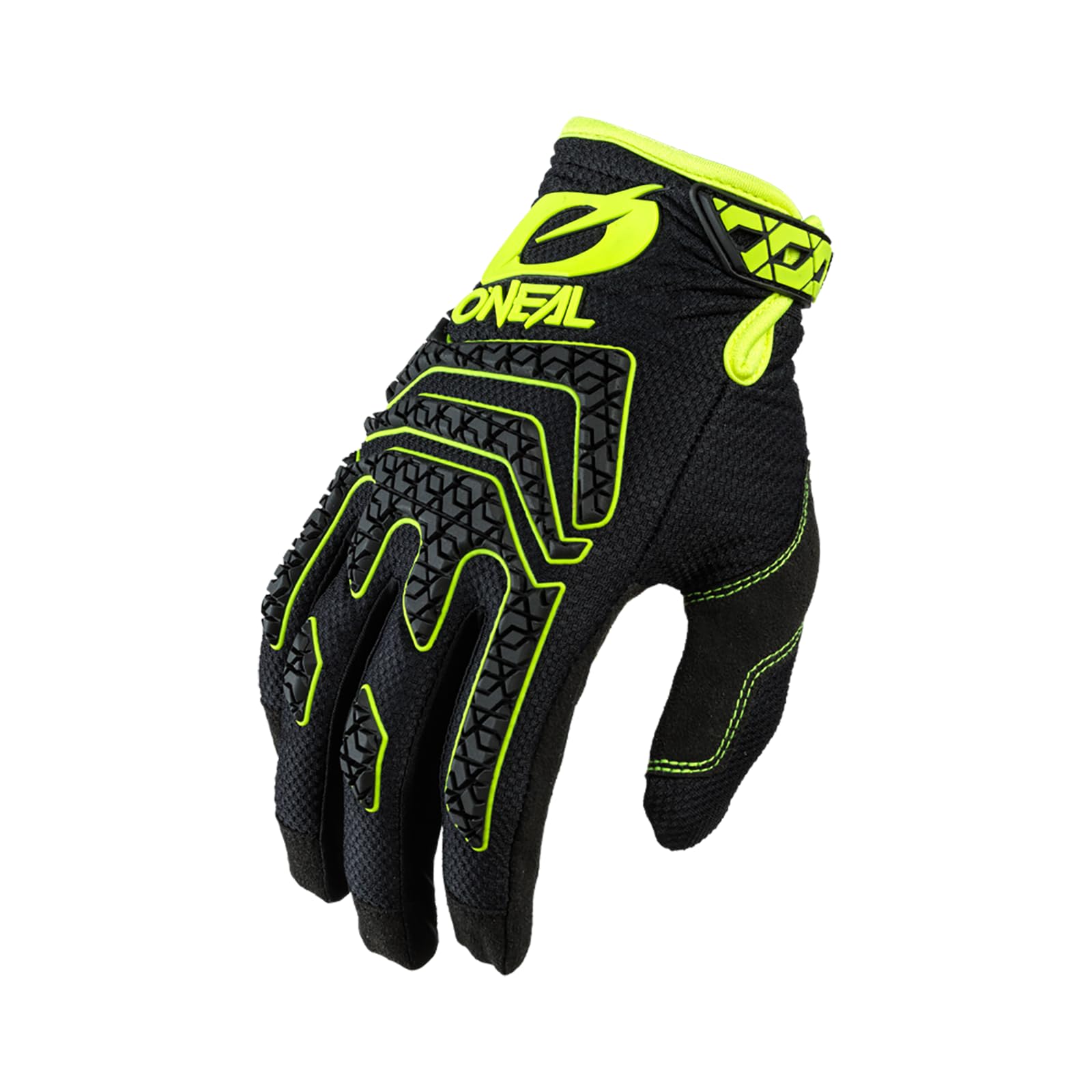 Oneal Men's Black/Yellow Sniper Elite Motocross Gloves