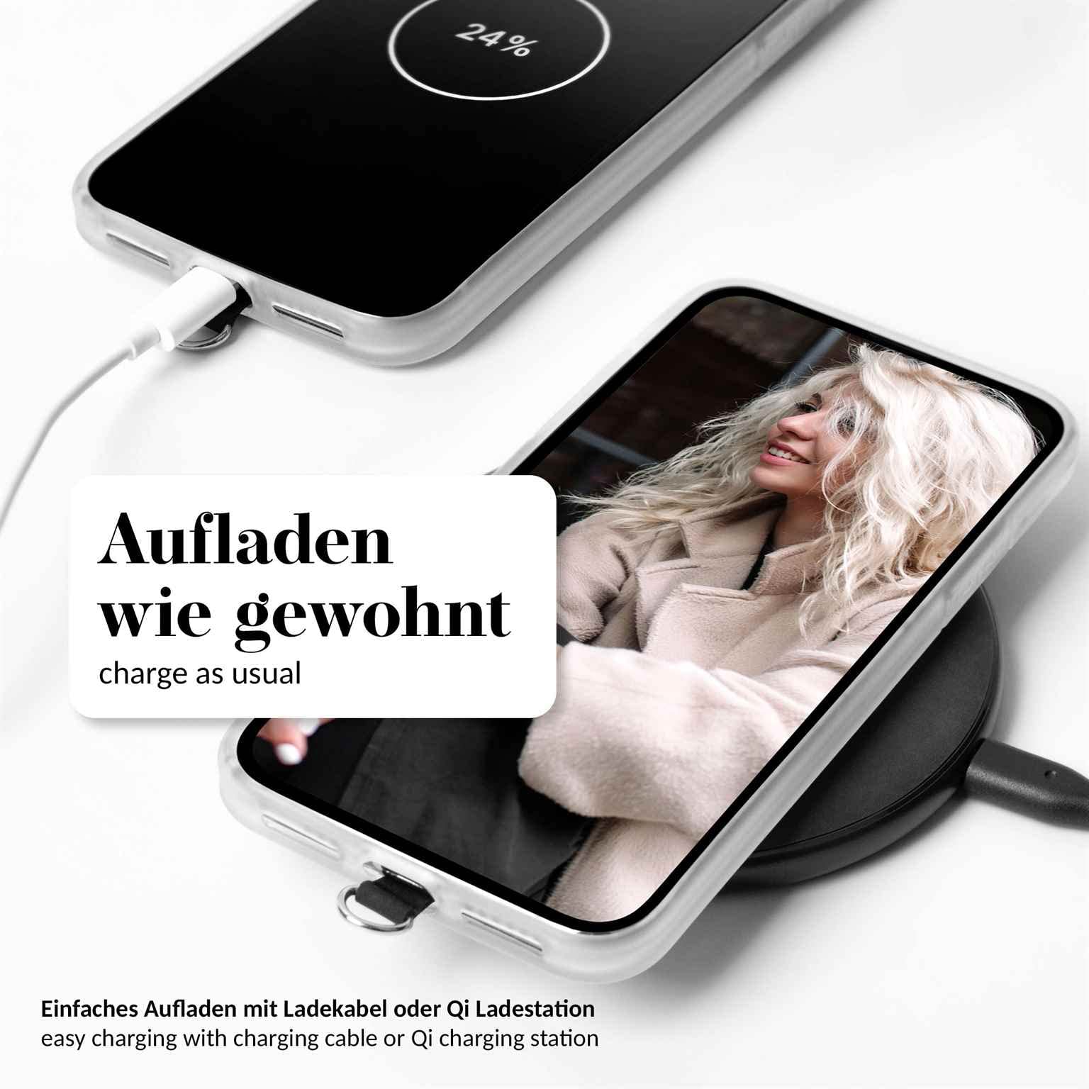 Custodia Con Cordino Rimovibile Moex Unleash Per Nokia G42 5G - Catena Per Cellulare Con Moschettone Catena Per Cellulare Nokia