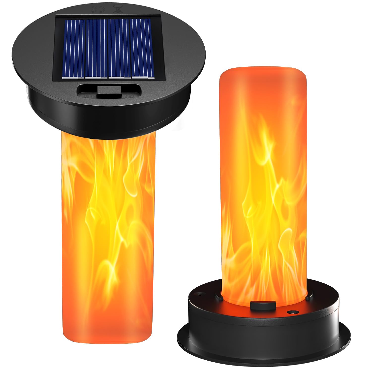 2Pack Replacement Solar Light Top