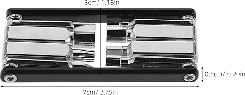 Miniatura 5 de BESPORTBLE Kit de herramientas de reparación de bicicletas 8 en 1 para reparación de bicicletas de montaña, destornilladores de ciclismo, accesorios