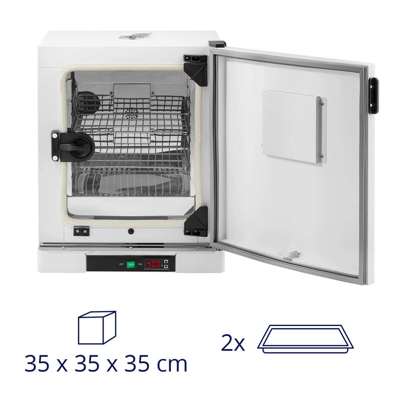 Steinberg Systems SBS-LI-43 Brutschrank Labor bis 70 °C 43 l Umluft Inkubator Labor-Inkubator