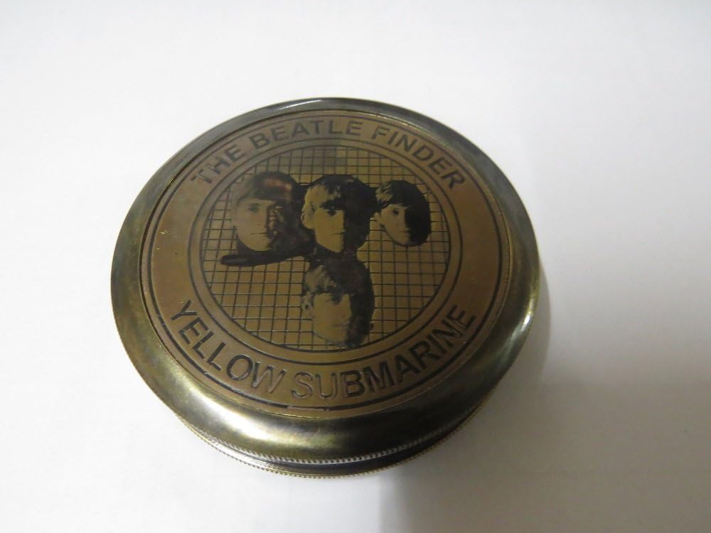 NauticalMart The Beatle Finder Brass 2" Camping Antique Pocket Compass