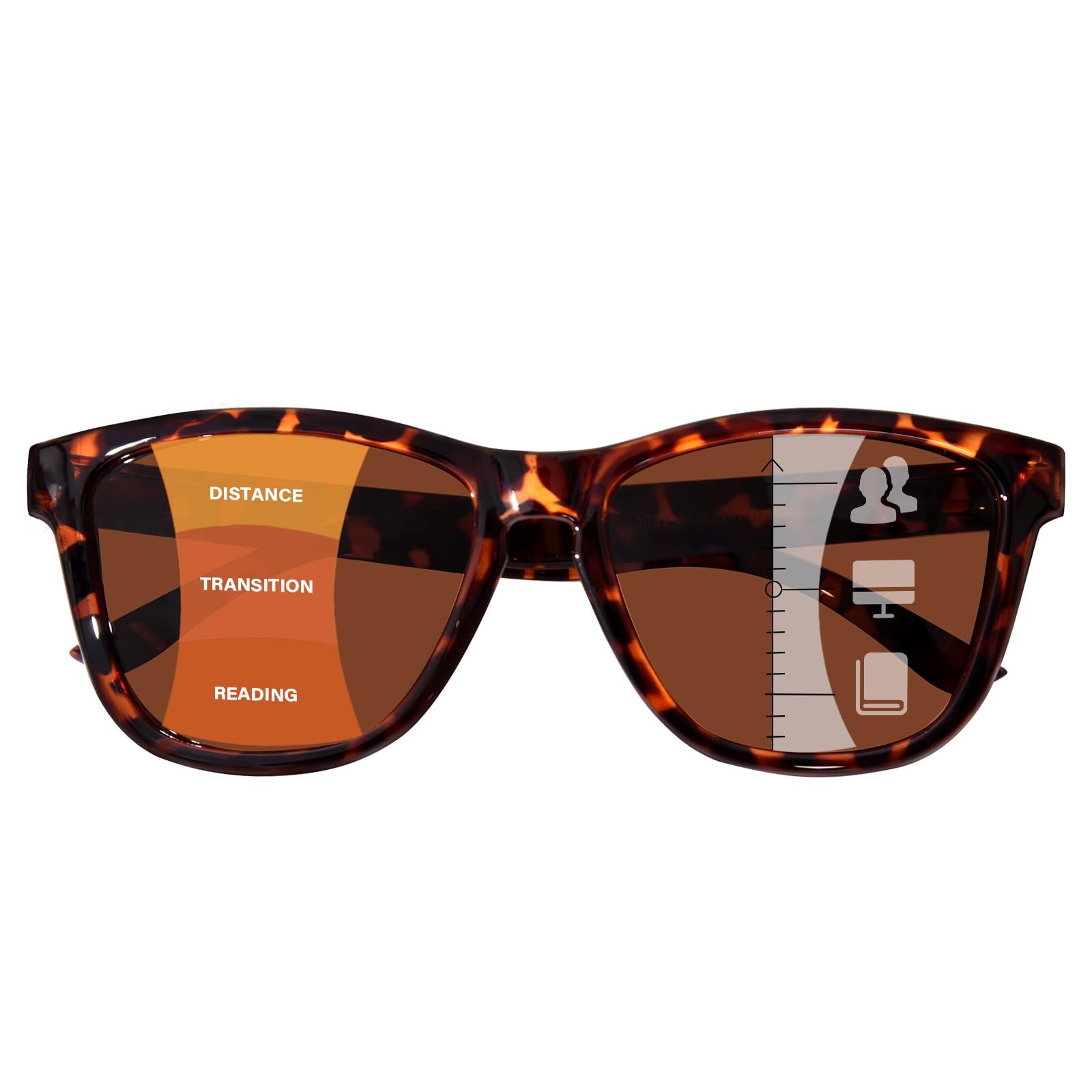 Progressive Lesebrille für Damen und Herren, Federscharniere, Multifokal, Lesebrille, UV400-Schutz