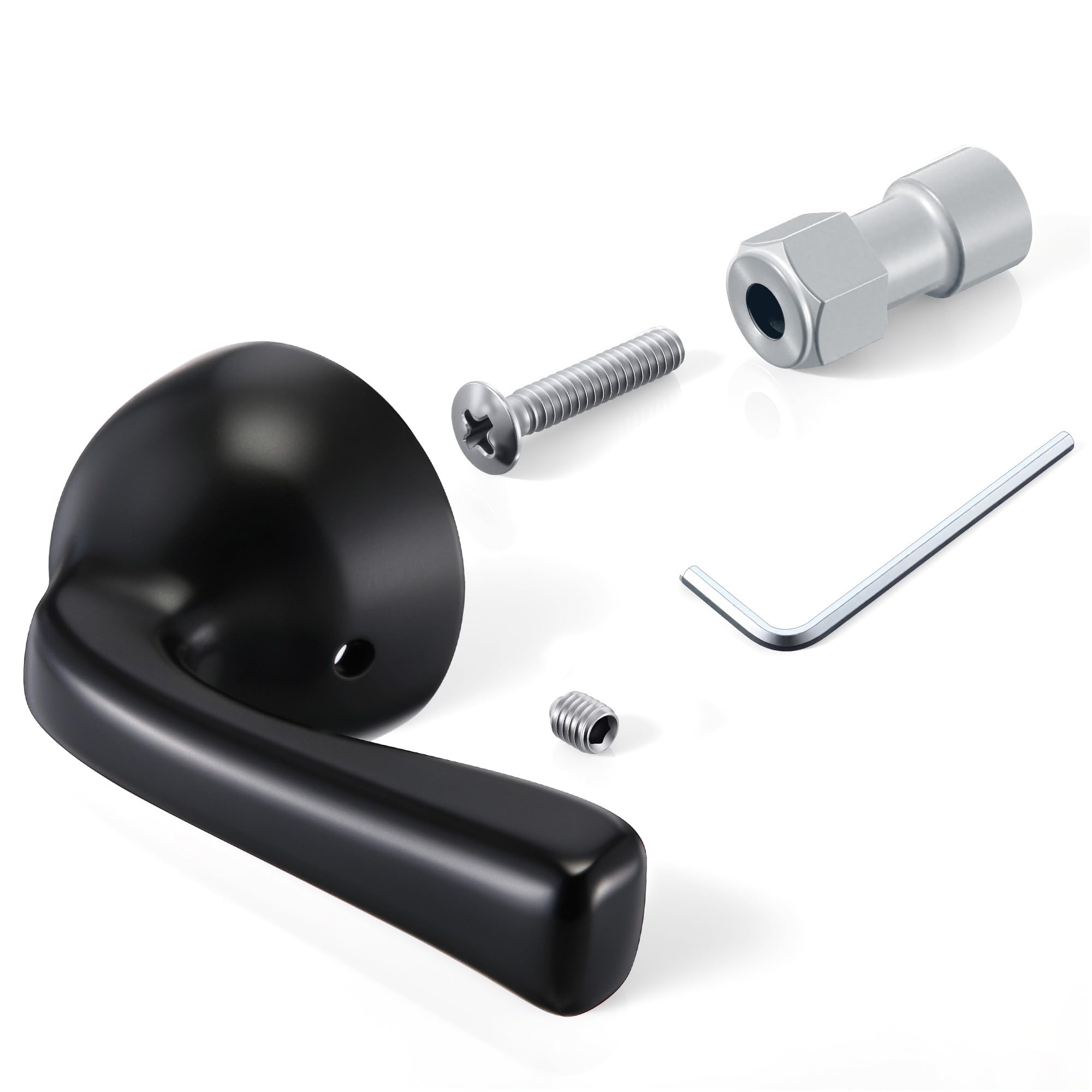Metal Lever Handle Kit Compatible with Delta RP74148 (Matte Black)