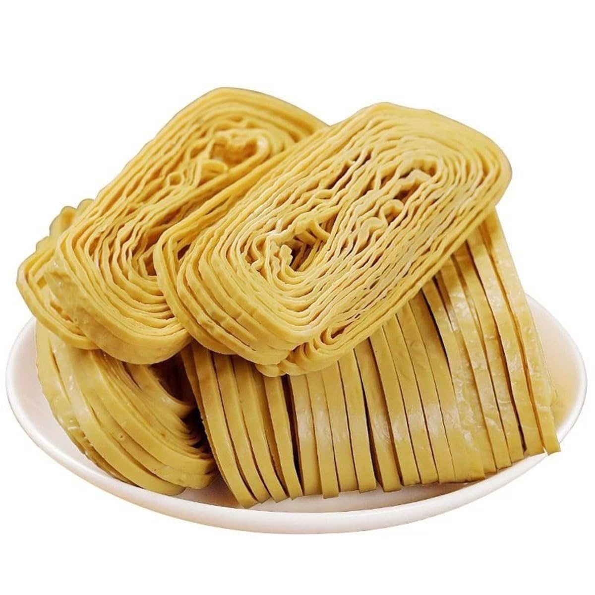 Sliced bean curd tofu 14.1oz /400g，tofu skins，Tofu Dried ，skin vegetarian，soy products，Hot Pot Food Materials.