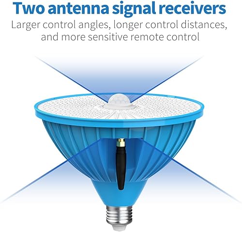 Miniatura 7 de Tansir Bombilla de luces de piscina 55 W 120 V RGB que cambia de color bajo el agua LED luz de piscina controla tu piscina fácilmente 1 paquete E26