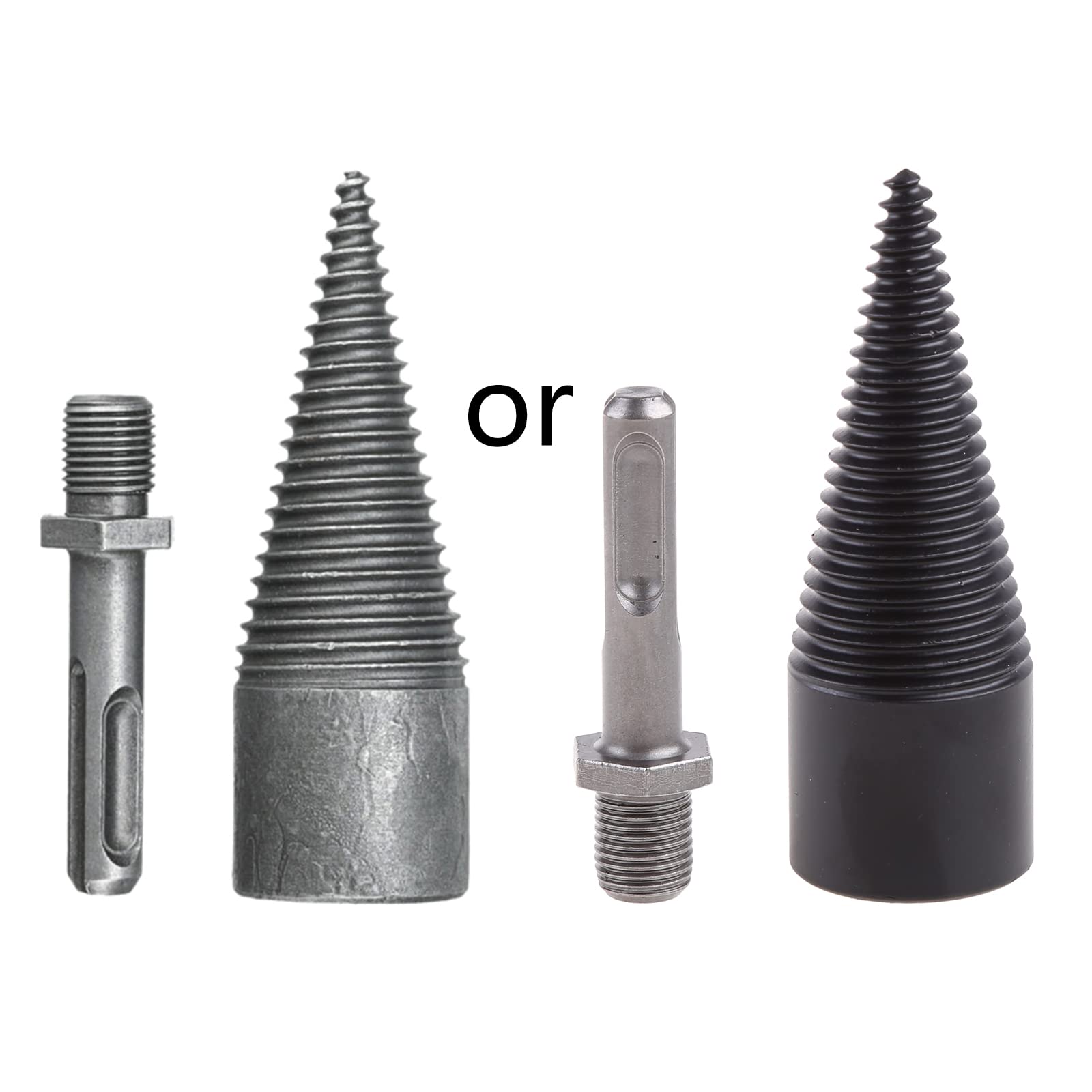 hokojix Firewood Drill Bit Wood Splitter Firewood Splitter Drill Bit Wood Splitter Drill Bit Breaker Reamer Woodworking Tool