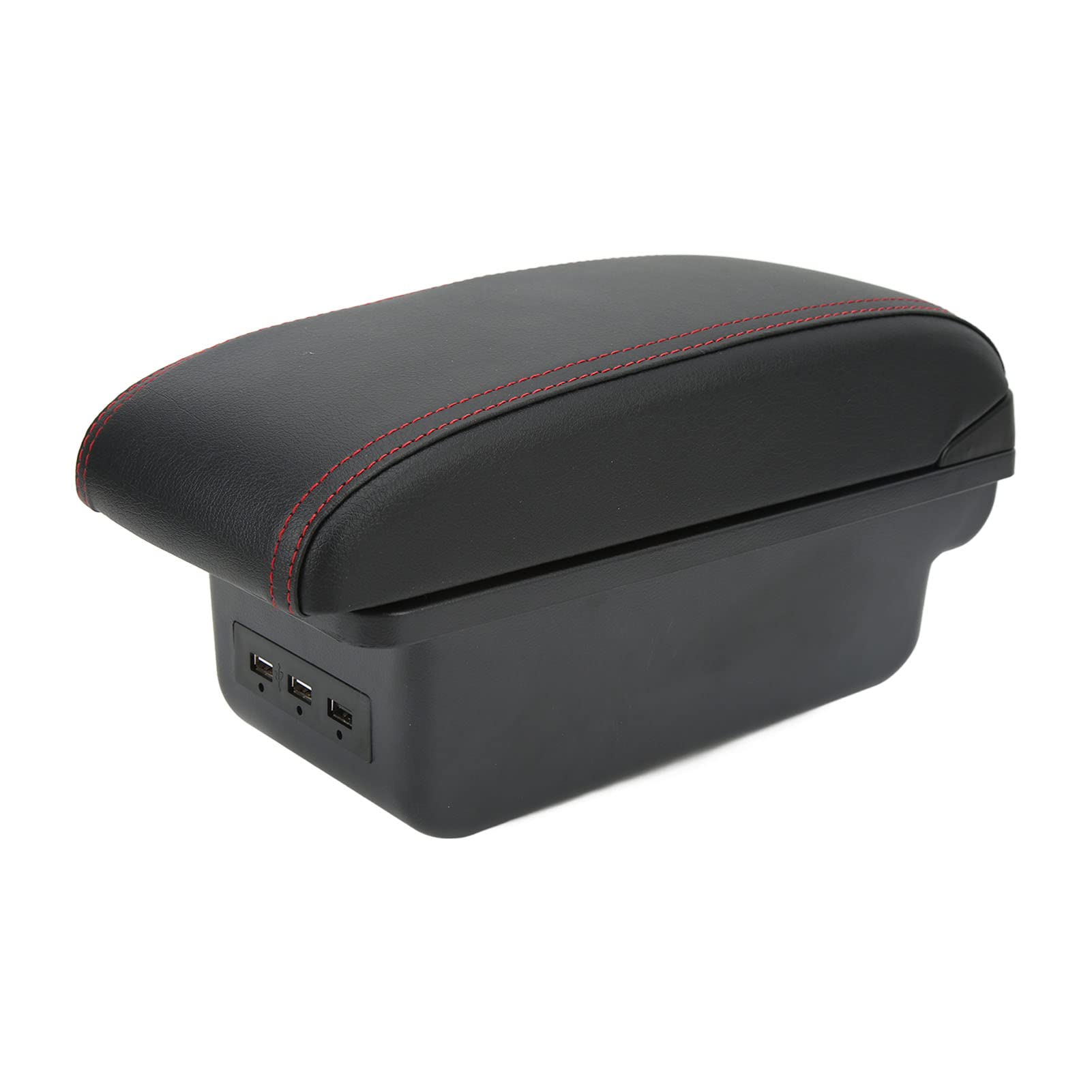 Schowek do Podłokietnika Samochodowego Accent i 2013–2016 – Pojemny Schowek w Konsoli środkowej z Dwoma Portami ładowania USB i Ergonomicznym Wsparciem