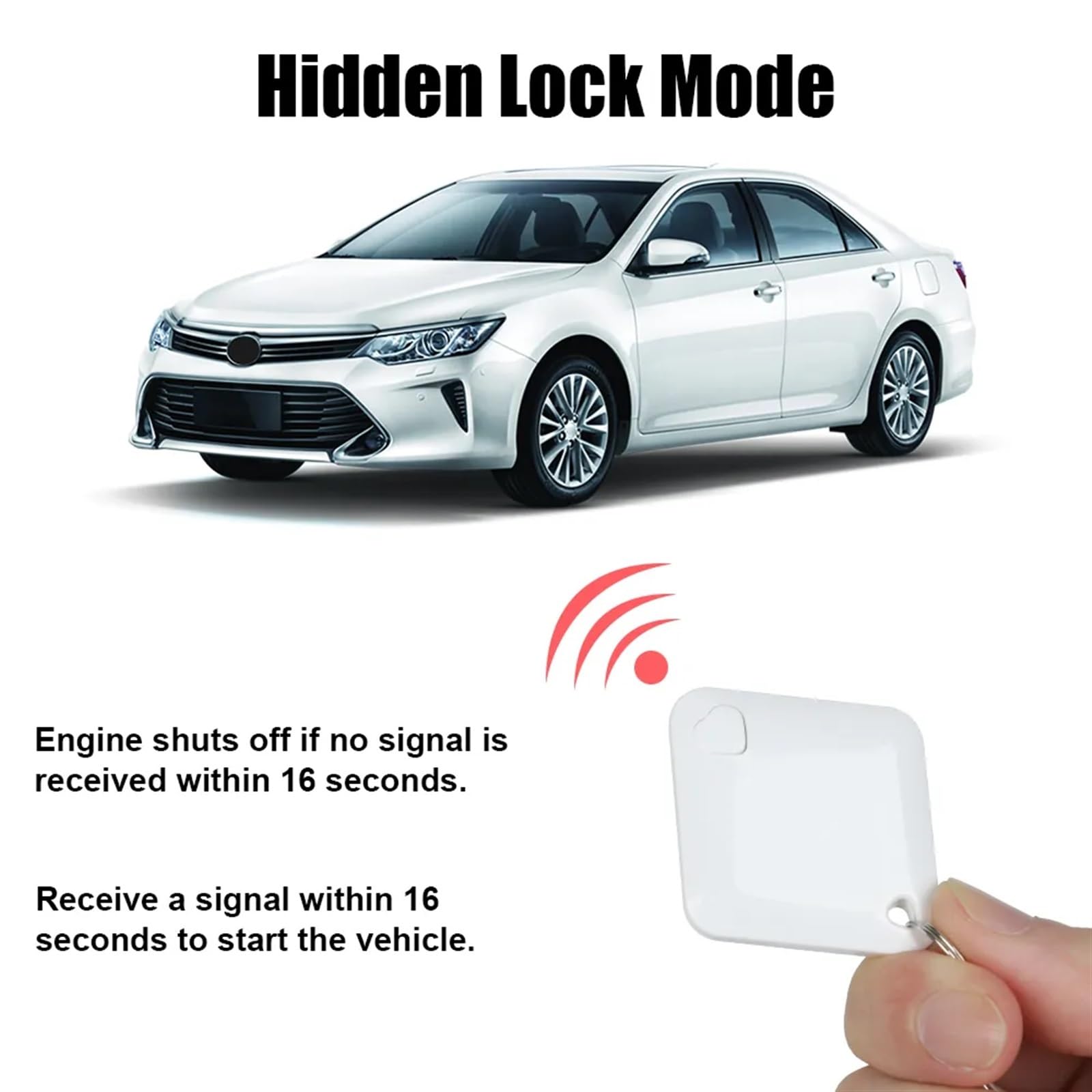 Immobilizzatore for auto 12V RFID Blocco motore Fusibile Relè Isolatore Dispositivo antifurto Veicoli wireless Accessori moto