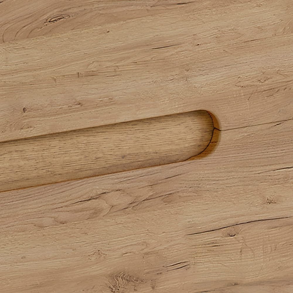 Lomadox Badmöbel Waschtisch Set LUTON-56-CRAFT in Wotan Eiche Nb., B/H/T ca. 130/200/46 cm