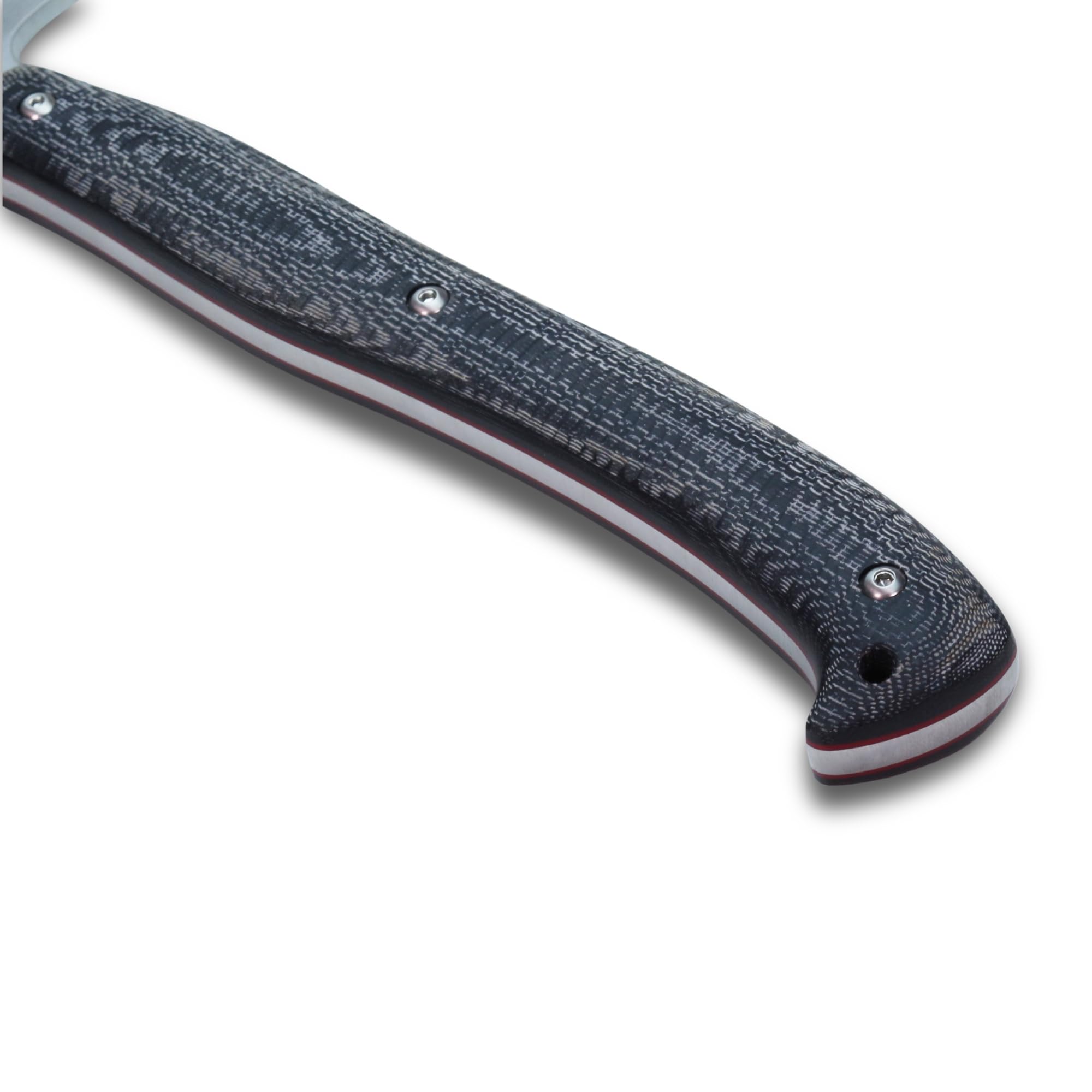 Hacha de Caza Joker Nature HM01, Hoja de Acero 80CRV2, Mango de Micarta Canvas, Largo de Hoja 12 cm, Herramienta de Pesca, Caza, Camping y Senderismo