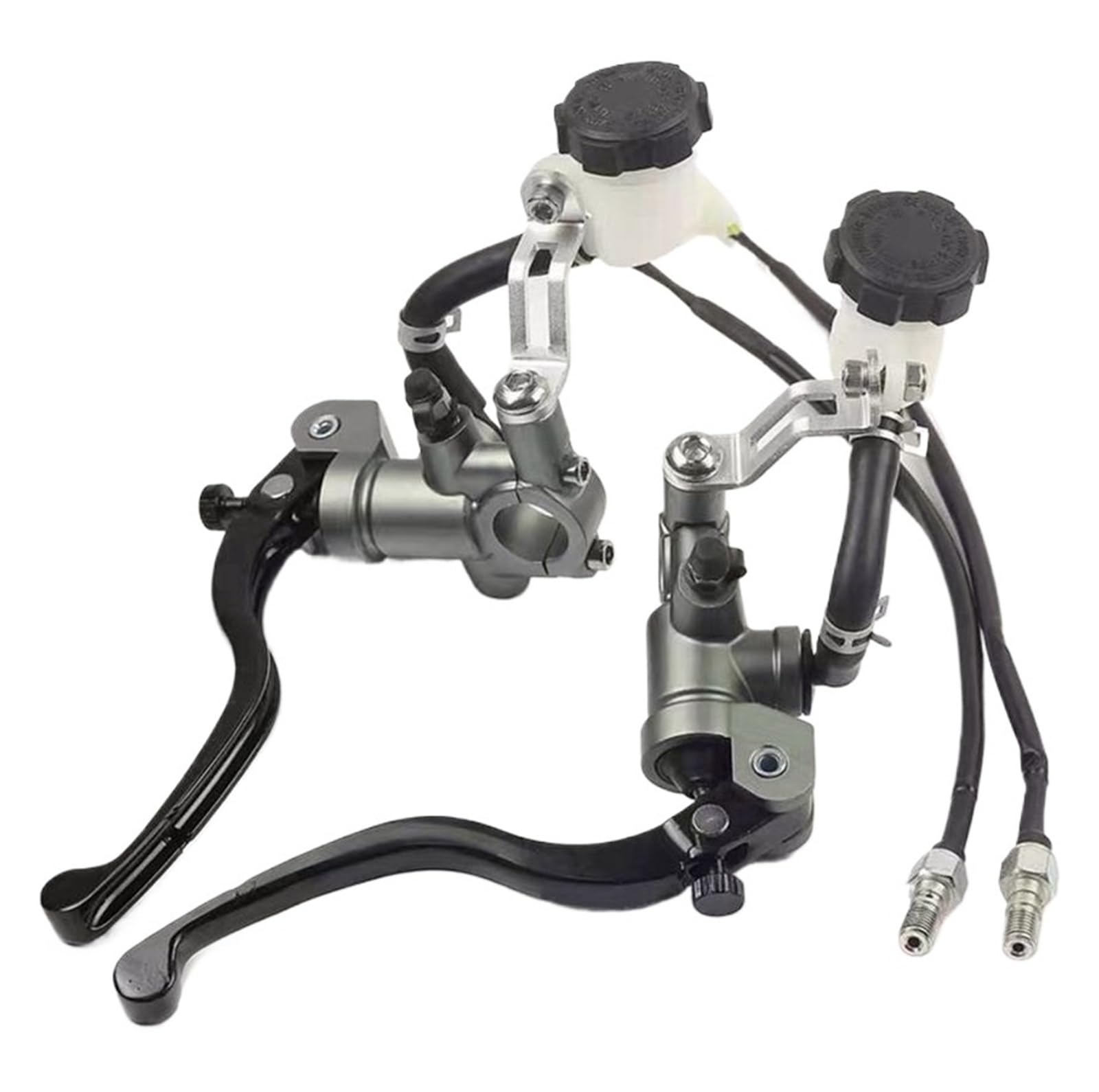Leva frizione freno moto 7 8" 22mm per Yamaha per Kawasaki per Suzuki Freno frizione universale per moto(Black right)
