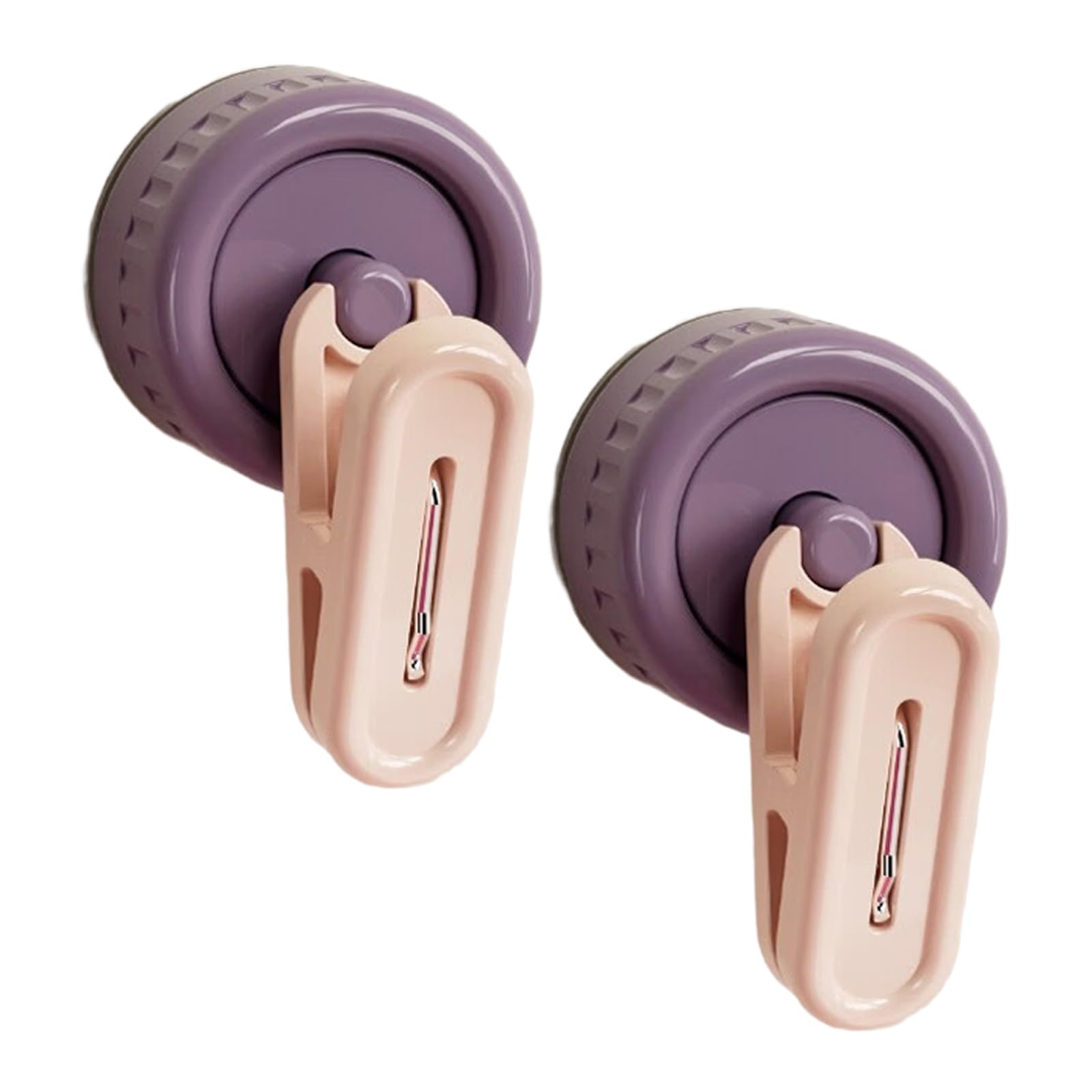 Elnwnnkc Plpk 2Pcs Rotating Suction Base Wall Hook Adjustable Clamps Holders Waterproof Not Slip Designs Brackets For Shower Shelves No Damage Wall Mount