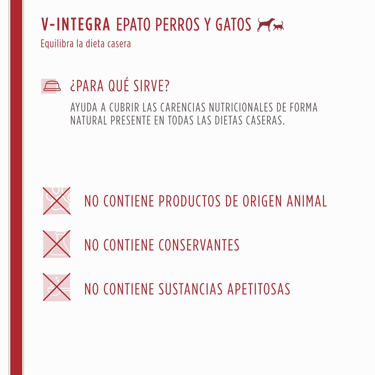 V INTEGRA Epato 200g, Suplemento de Vitaminas y Minerales para Equilibrar Las Dieta Casera de Perros y Gatos Que Requieren Restricción de Cobre, Vitaminas para Perros y Gatos Made in Italy