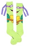 Teenage Mutant Ninja Turtles Character Mask Knee High Socks