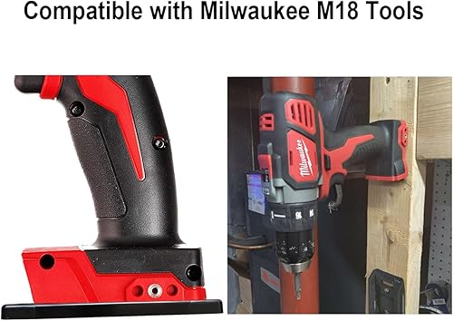 Miniatura 6 de 5 paquetes de soportes de herramientas para taladro Dewalt 20 V y apto para herramientas Milwaukee M18 18 V, herramientas de taladro de montaje en