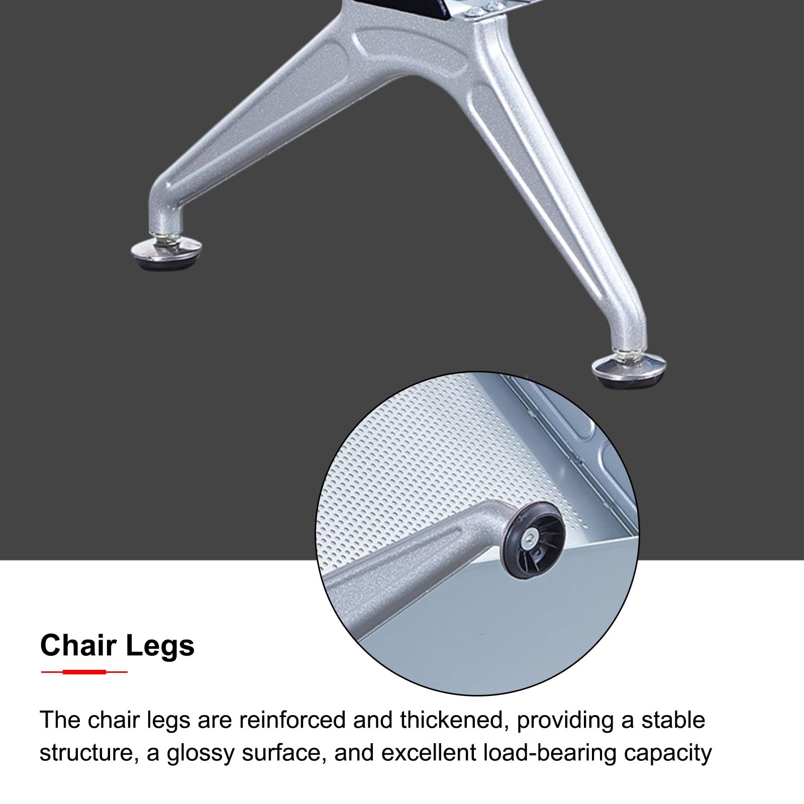 Banco de Espera de Cuero, Banco de Recepción de 2-3 Plazas con Diseño Ergonómico y Estructura de Acero Resistente, Ideal para Aeropuertos, Hospitales, Oficinas y Espacios(Orange,2 Seat)