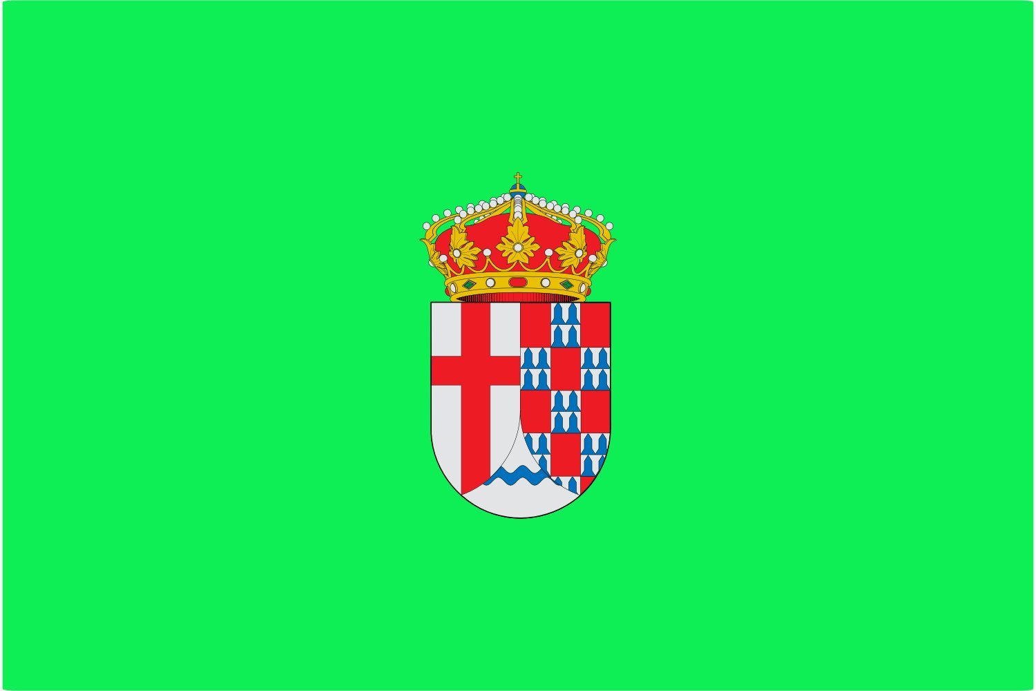 Drapeau Villarejo de Órbigo grand pavillon tissu résistant extérieur