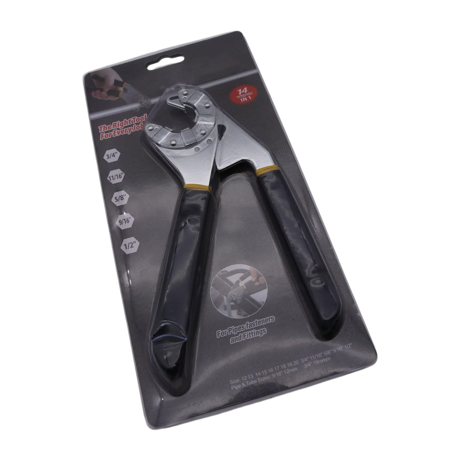 Gavery D Multifunction Grip Pliers Adjustable Wrench Open Type For Garage Workshop An Househol Fixing Needs In Multiple Size Carbon Steel Wrench Spanner