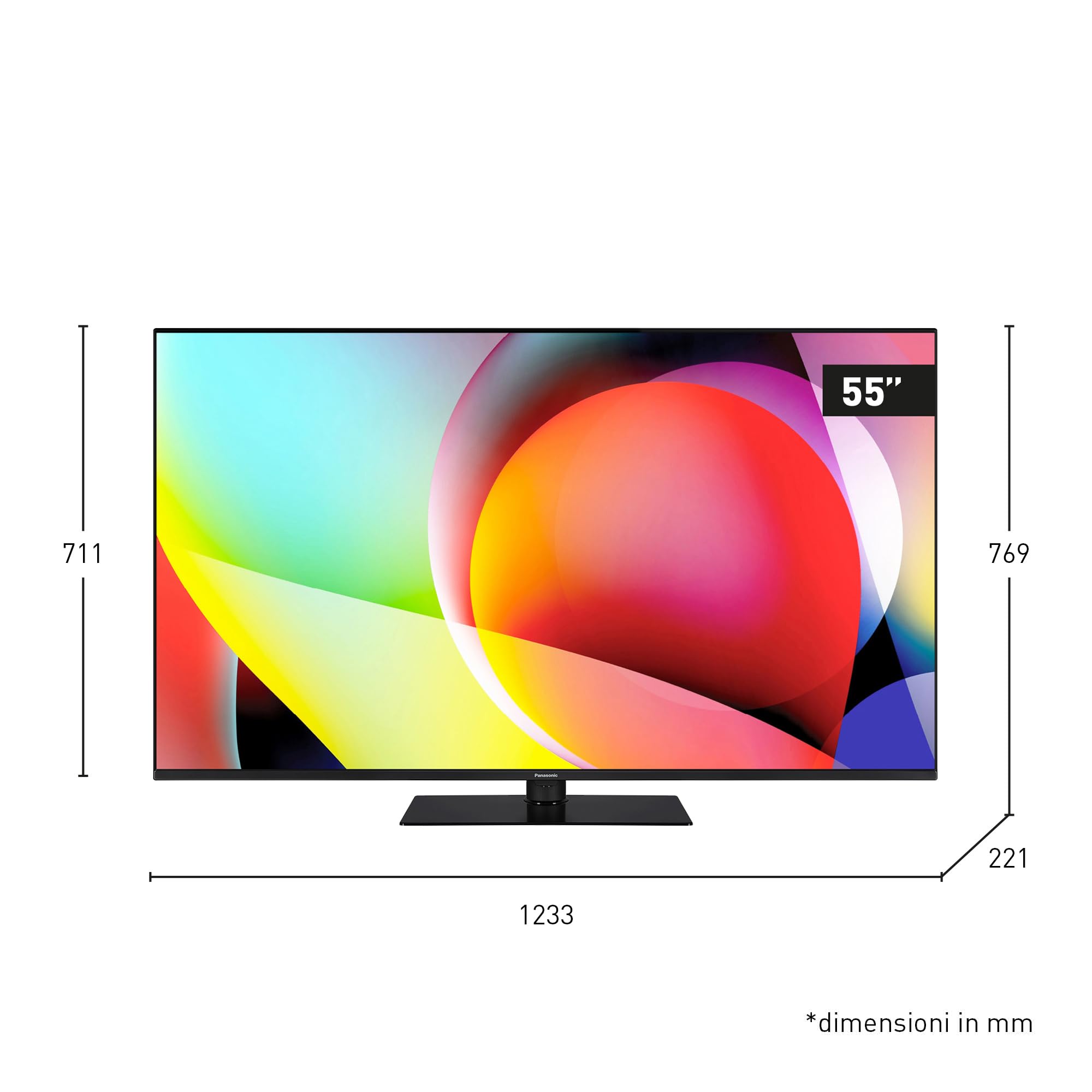 TN-55W70AEZ 4K Smart TV 55 Pollici Google Assistant - Dettaglio
