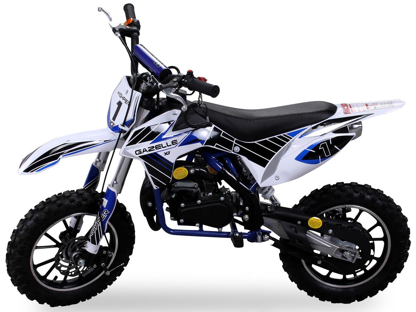 Mini Cross minicross GAZELLE TUNING 50cc 2 tempi Carburatore 15 + Gas Regolabile + Avviamento Easy Start + Cerchi 10" + Freni a disco + Altezza sella ca. 60cm + Garanzia 24 mesi (COLORE ARANCIO)