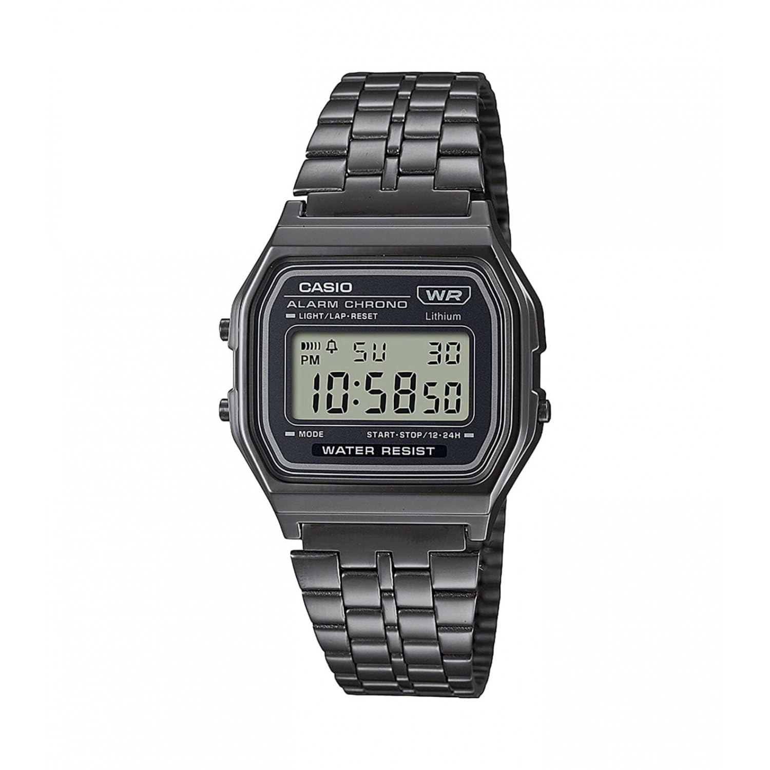 Casio - Unisex Watch A158WETB-1AEF - Watch - Plastic - Grey - 33.20 mm