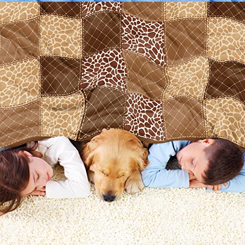 Sowide Giraffe Blanket, Soft Fleece Little Print Blanket Throws - Image 2