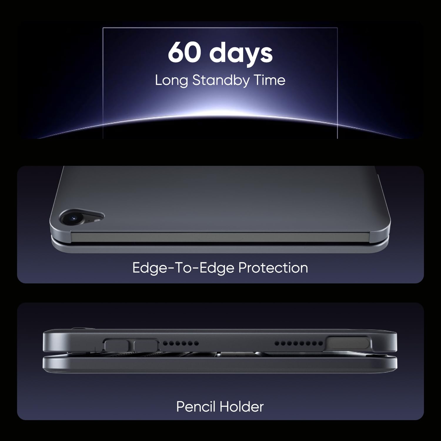 Amazon.co.jp: doqo iPad mini 7 A17 Pro 2024 & Mini 6 2021 ケース