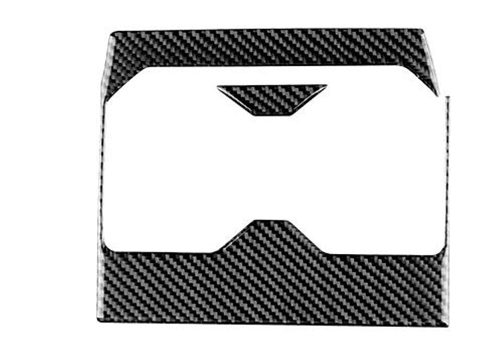 Ousduo Water Cup Black For Toyota For Tundra 2022 2023 2024 Real Soft Carbon Fiber Car Water Cup Frame Pad Sticker Interior Trim Lhd Interior Decal Trim