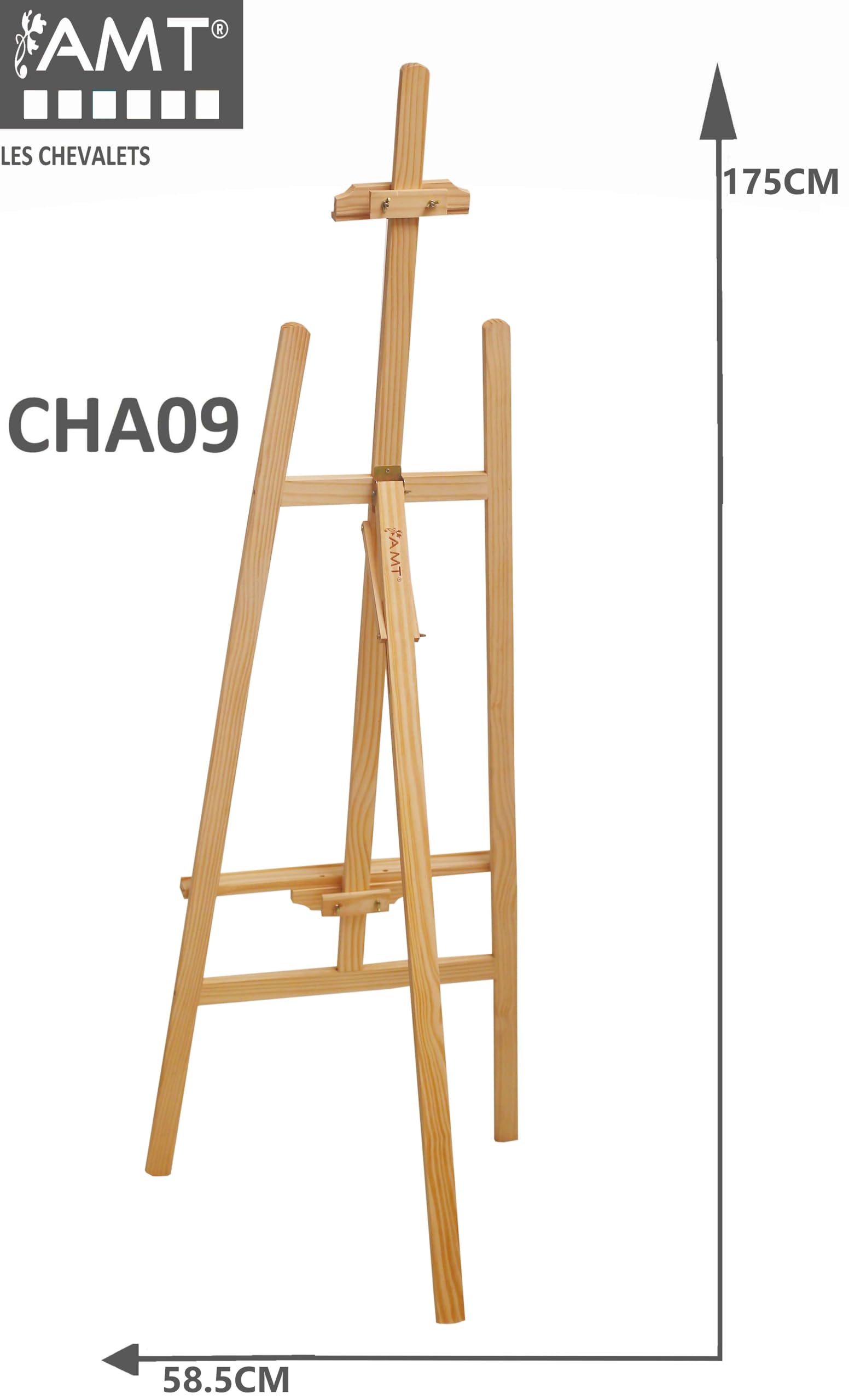 Chevalet D'Atelier Et D'Exposition - 175 Cm - Amt Cha09