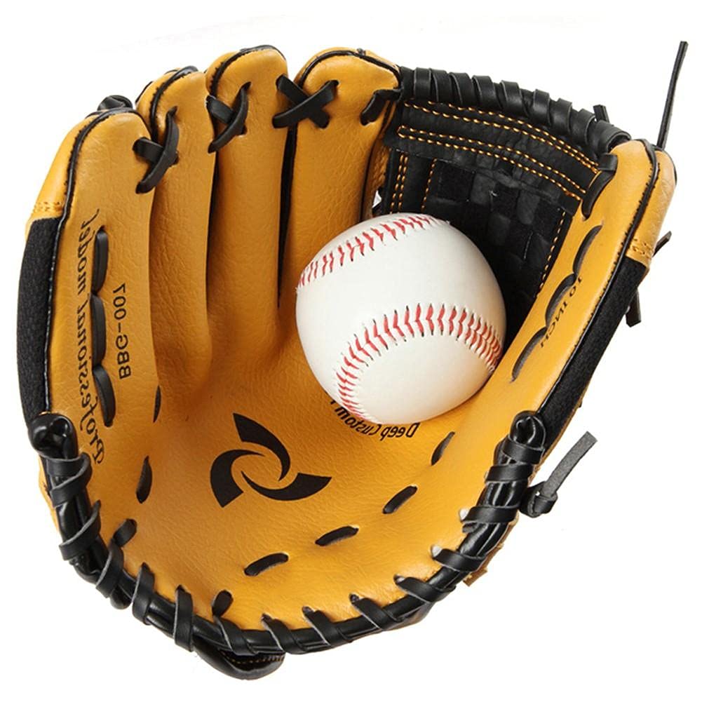 Etto 11.5 Pouces Homme Professionnel Manuel de Baseball Gant beisbol Formation Sport Gant de Sport pour Match Softball garçon Enfant hob002z