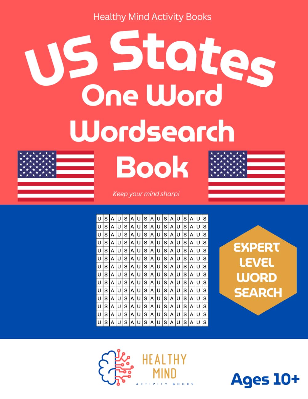 US States One Word Wordsearch Book (HEALTHY MINDS ACTIVITY BOOKS)
