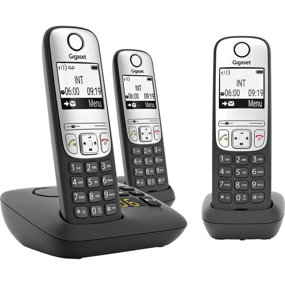 Gigaset A690 A Trio schwarz Anrufbeantworter Telefonbuch Freisprecheinrichtung DECT Schnurlos Sonstige