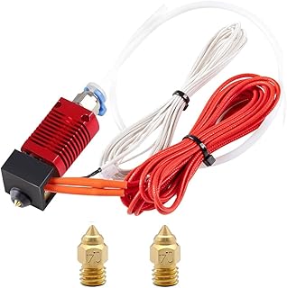 Original Assembled Ender 3 V2 Hotend kit with 2pcs Upgrade Nozzles 0.4mm 24V for Creality Ender 3 / pro, Ender 5 / pro, Ender 5 Plus, CR10 S4 3D Printer