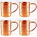 Tito's Vodka Moscow Mule Copper Mugs Gift Set of 4